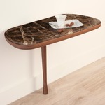 Console Table - Walnut / Marble
