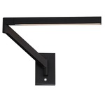 Beam Swing Arm Wall Light - Black