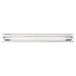 Ice Bathroom Vanity Light - Chrome / Clear