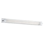 Ice Bathroom Vanity Light - Chrome / Clear