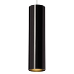 Piper Monopoint Pendant - Satin Nickel / Black