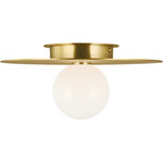 Nodes Ceiling Light - Burnished Brass / White