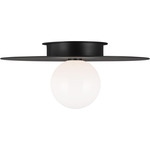 Nodes Ceiling Light - Midnight Black / White