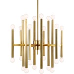 Beckham Modern Chandelier - Burnished Brass