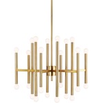 Beckham Modern Chandelier - Burnished Brass