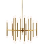 Beckham Modern Chandelier - Burnished Brass