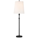 Capri Table Lamp - Aged Iron / White