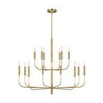 Brianna Chandelier - Burnished Brass