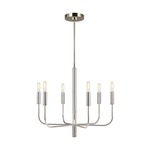 Brianna Chandelier - Polished Nickel