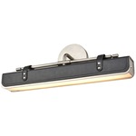 Valise Wall Sconce - Aged Nickel / Tuxedo Leather