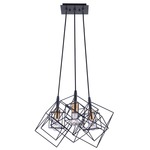 Artistry Chandelier - Harvest Brass / Matte Black