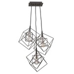 Artistry Multi-Light Chandelier - Polished Nickel / Matte Black