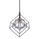 Artistry Cord Pendant - Harvest Brass / Matte Black