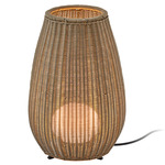 Amphora Outdoor Plug-in Floor Lamp - Brown / Light Beige