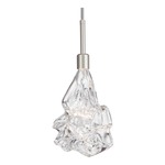 Blossom Mini Pendant - Beige Silver / Clear