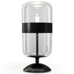 Futura Table Lamp - Matte Black / Crystal / Matte Black