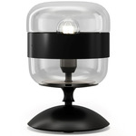 Futura Table Lamp - Matte Black / Crystal / Matte Black