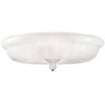 Novecento Ceiling Light Fixture - Chrome / White