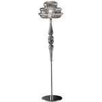 Novecento Floor Lamp - Chrome / Crystal