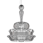 Novecento Pendant - Chrome / Crystal