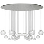 Oto Chandelier - Nickel / Crystal