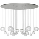 Oto Chandelier - Nickel / Crystal