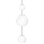 Oto Pearl Pendant - Nickel / White