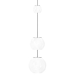 Oto Pearl Pendant - Nickel / White