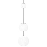 Oto Pearl Pendant - Nickel / White