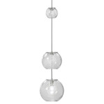 Oto Pearl Pendant - Nickel / Crystal