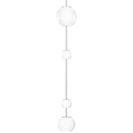 Oto Pearl Pendant - Nickel / White