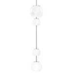 Oto Pearl Pendant - Nickel / White