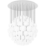 Oto Sphere Multi Light Pendant - White / White