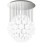 Oto Sphere Multi Light Pendant - Nickel / White