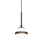 Peggy Pendant - Brass / White