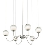 Puppet Chandelier - Chrome / White