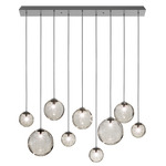 Puppet Linear Multi Light Pendant - Black / Smoky