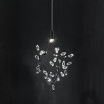 Core Crystal Pendant - Black Nickel / Crystal