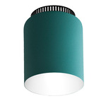 Aspen C17 Ceiling Light - Black / Turquoise