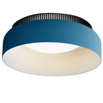 Aspen C40 Ceiling Light - Black / Aqua