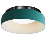 Aspen C40A Ceiling Light - Black / Turquoise