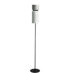 Aspen F17 Floor Lamp - Black / Limestone Top Shade