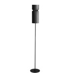 Aspen F17 Floor Lamp - Black / Grey Top Shade