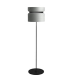 Aspen F40 Floor Lamp - Black / Limestone Top Shade