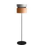 Aspen F40 Floor Lamp - Black / Limestone Top Shade