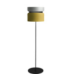 Aspen F40 Floor Lamp - Black / Limestone Top Shade