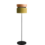 Aspen F40 Floor Lamp - Black / Mango Top Shade