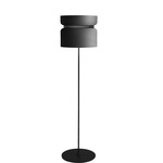 Aspen F40 Floor Lamp - Black / Grey Top Shade