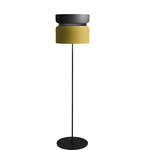 Aspen F40 Floor Lamp - Black / Grey Top Shade