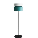 Aspen F40 Floor Lamp - Black / Snow Top Shade